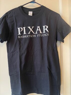 PIXAR Animation Studios Black Logo Tee